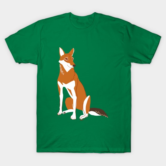 Caberu the Ethiopian Wolf #2 T-Shirt by belettelepink